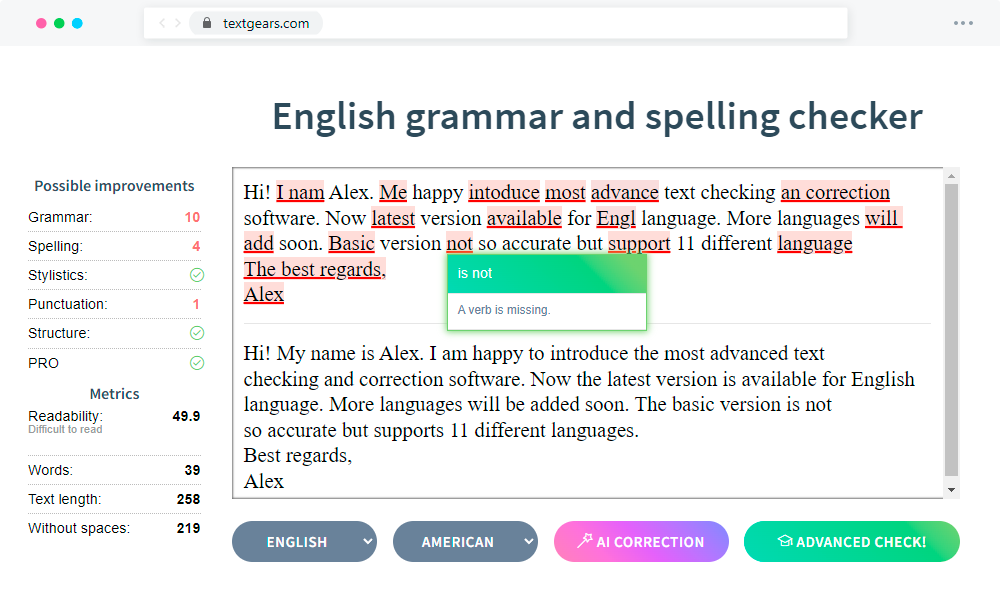 Controlla i tuoi testi online: grammatica, ortografia e leggibilità